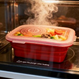 Snowflake collapsible lunch boxes